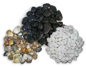 Large White Pebbles
