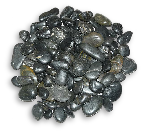 Large Black River Stones