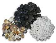 Large White Pebbles